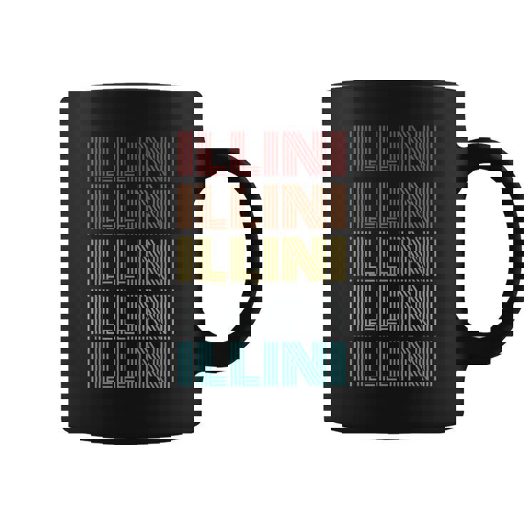 レトロ ヴィンテージ Illini コーヒーマグ