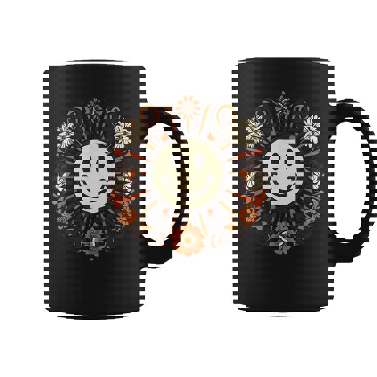 レトロ ヴィンテージ スマイルバイブ モチベーション ポジティブバイブ コーヒーマグ