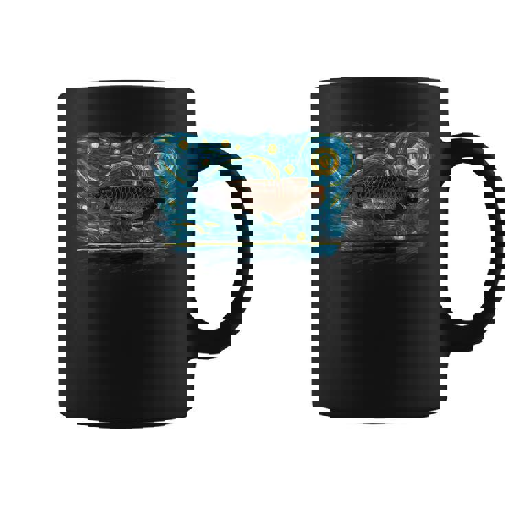 レトロなヴィンテージスタイルのアロワナ コーヒーマグ