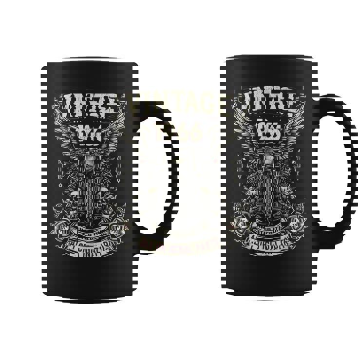 ヴィンテージ 1966年 1966年生まれ 58歳の誕生日 オートバイバイカー コーヒーマグ