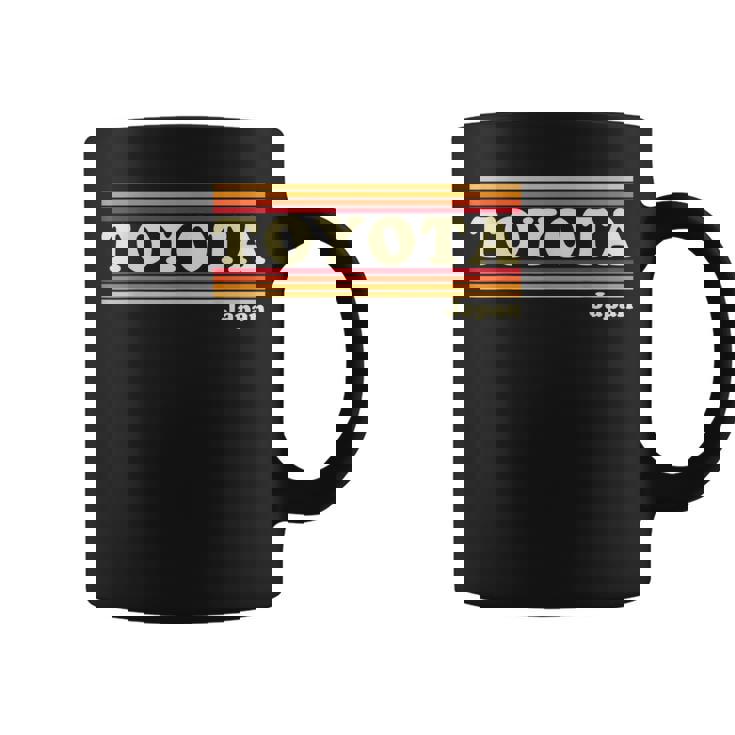 ヴィンテージ 80年代 トヨタ 日本 レトロ グラフィック コーヒーマグ