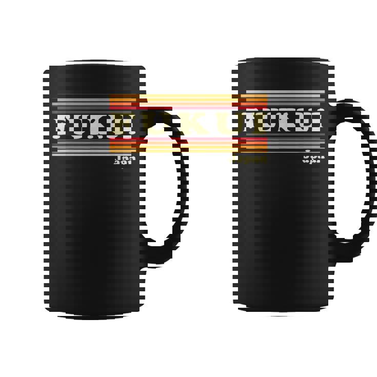 ヴィンテージ 80年代 福井 日本 レトロ グラフィック コーヒーマグ