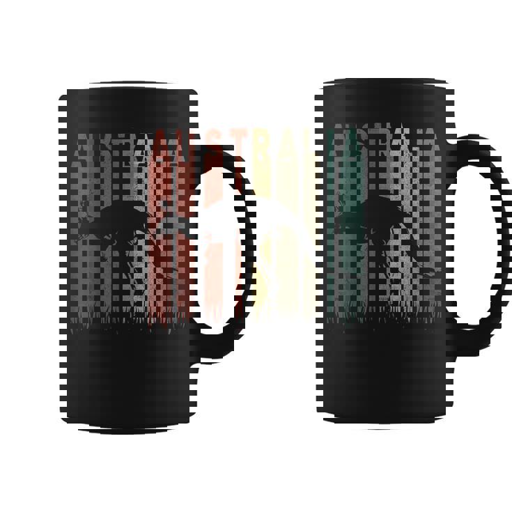 ヴィンテージ カンガルーオーストラリア オージー レトロ カンガルーオーストラリア コーヒーマグ