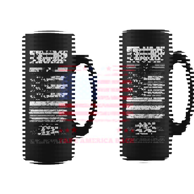 ヴィンテージ ドナルド トランプ 2024 テイク アメリカ バック 長袖tシャツ コーヒーマグ