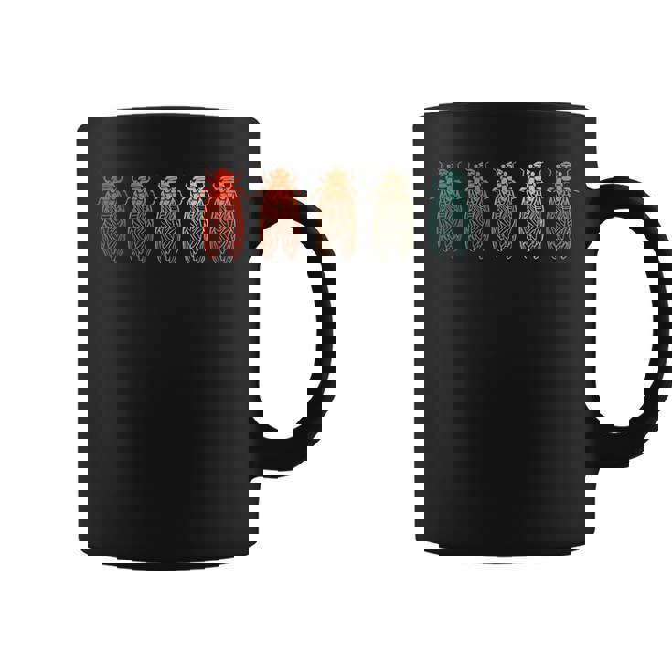 ヴィンテージ周期セミ コーヒーマグ