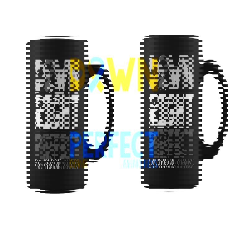 世界ダウン症啓発デーダウン右パーフェクトt21 コーヒーマグ