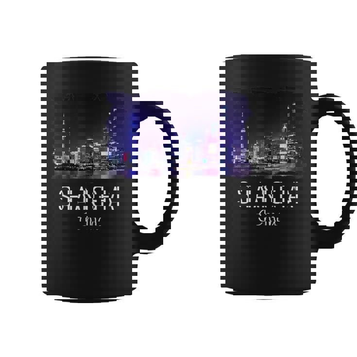 中国上海スカイライン 中国のお土産ギフト 上海 コーヒーマグ