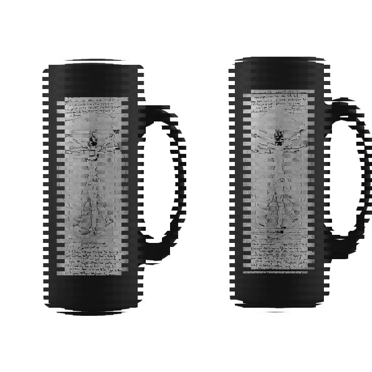 人物レオナルドダヴィンチのプロポーション コーヒーマグ