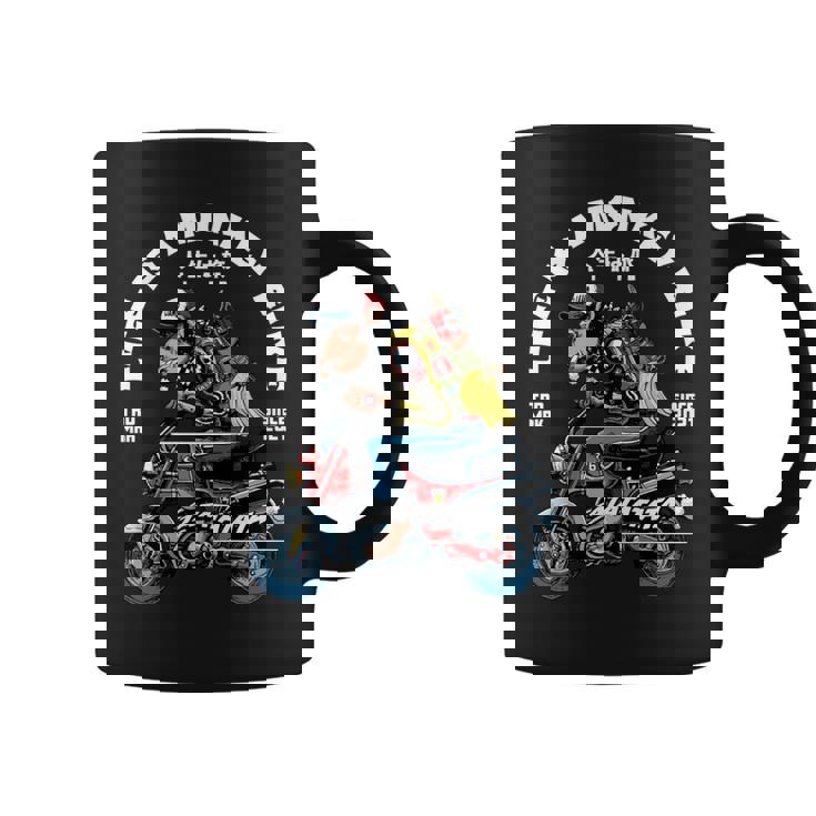 人生はモンキーバイク 長袖tシャツ コーヒーマグ