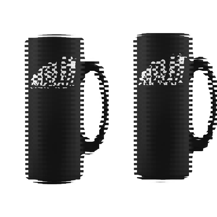 人類の進化 ネタ クラシック音楽 ヴァイオリニスト 音楽家 音楽好き おもしろ デザイン ヴァイオリン コーヒーマグ