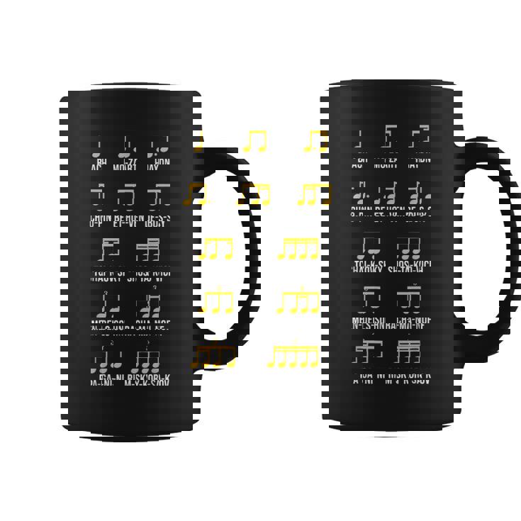 作曲家リズム音楽 バッハ・モーツァルト ベートーヴェン・ショパン コーヒーマグ