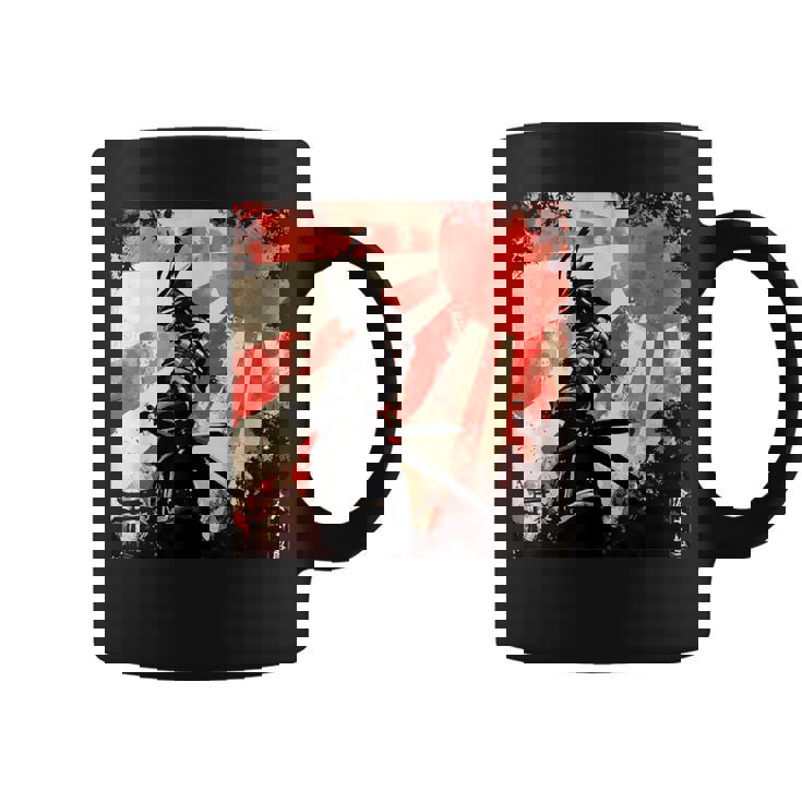 侍 日本のレトロアート 武士道 ヴィンテージ戦士 コーヒーマグ