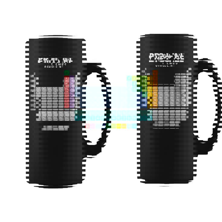 元素周期表 化学 長袖tシャツ コーヒーマグ