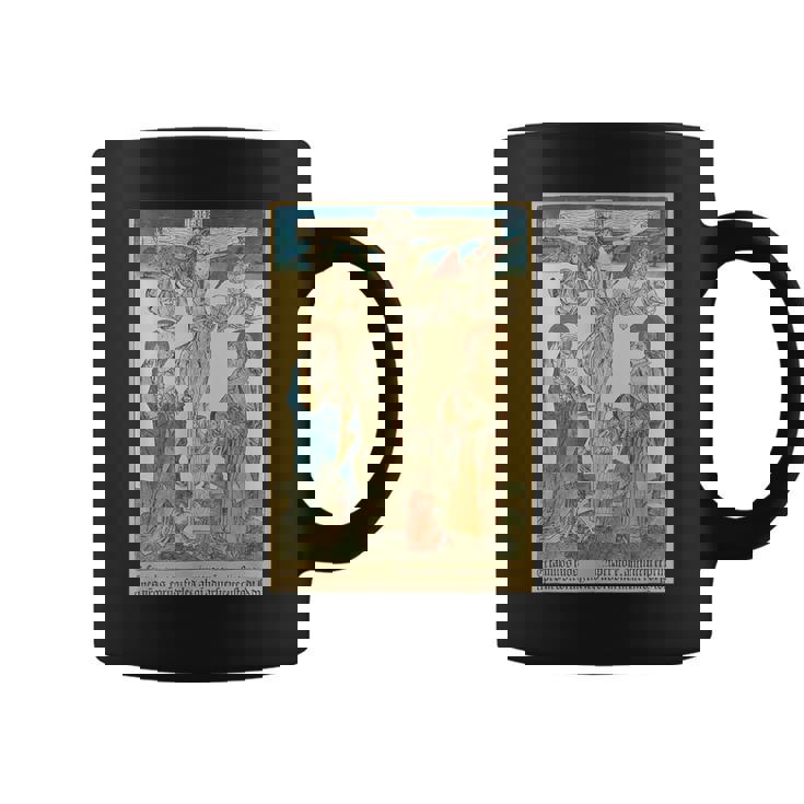 十字架上のイエス 中世美術 キリスト教 カトリック コーヒーマグ