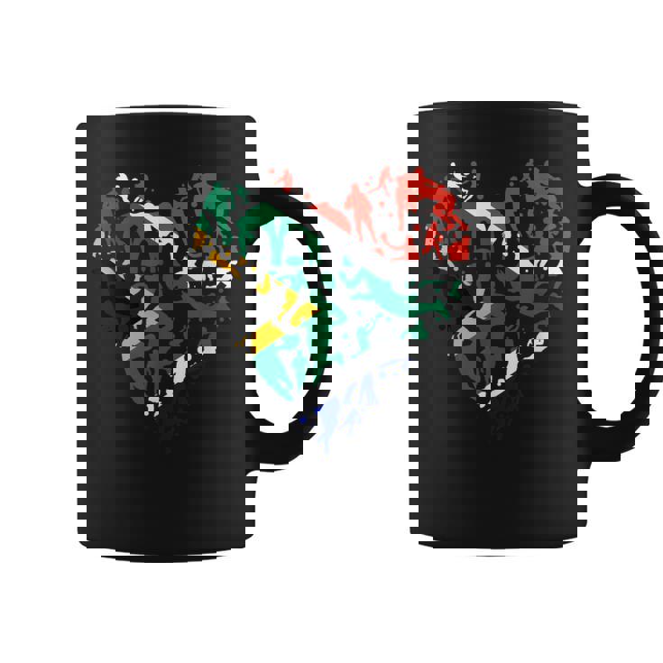 南アフリカ ラグビー ラブハート 南アフリカ ラグビーファン コーヒーマグ