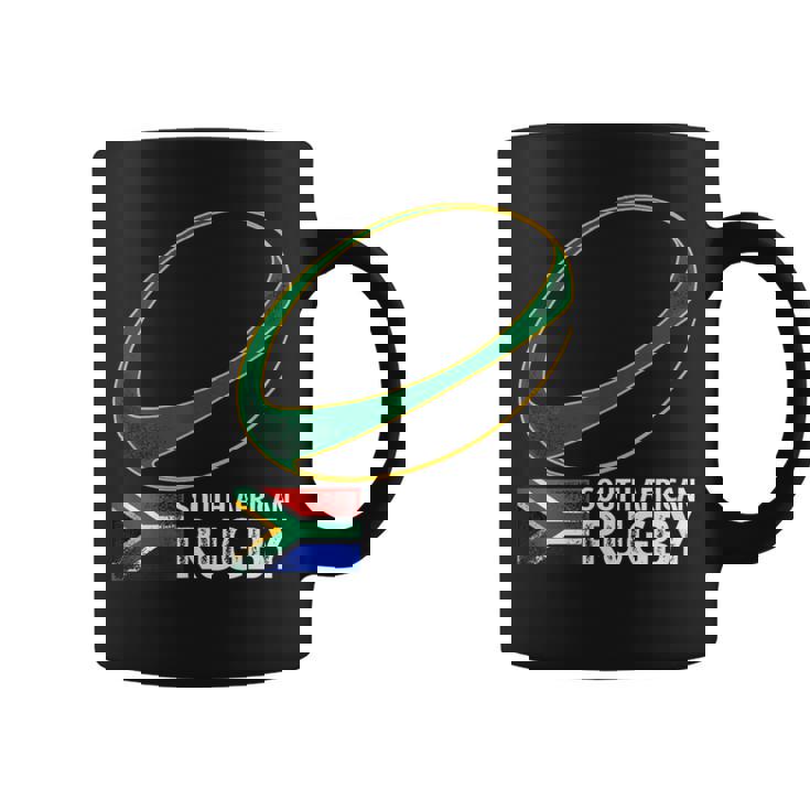 南アフリカラグビー南アフリカ国旗 コーヒーマグ