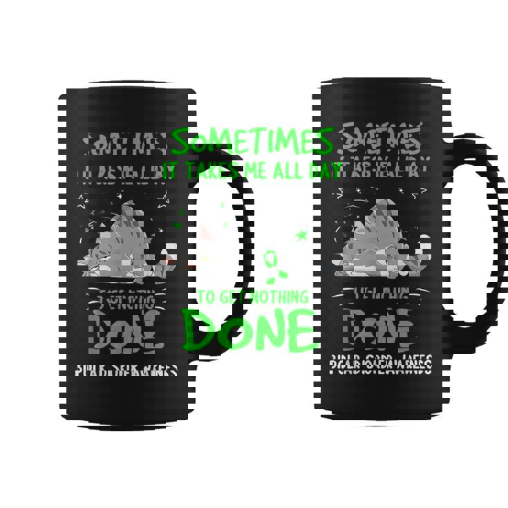 双極性障害啓発猫リボン コーヒーマグ