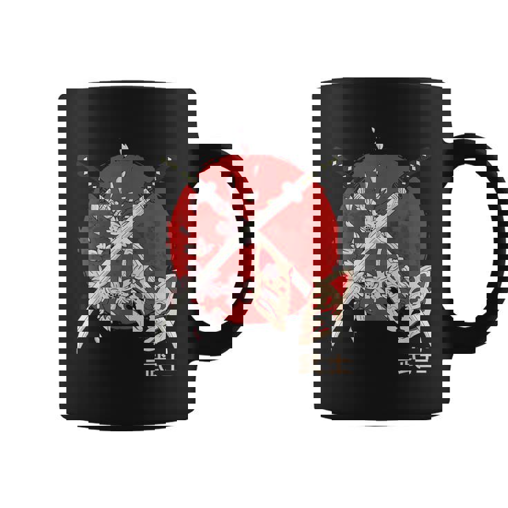 古代日本の桜 侍刀 コーヒーマグ