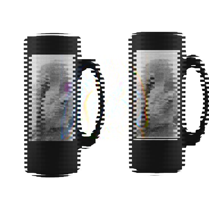 垂れ耳うさぎのレトロ写真 コーヒーマグ