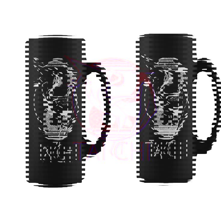 太極拳 陰陽鶴、瞑想エネルギー コーヒーマグ