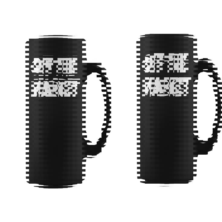 婚約者や既婚者のためのオフザマーケットtシャツ コーヒーマグ