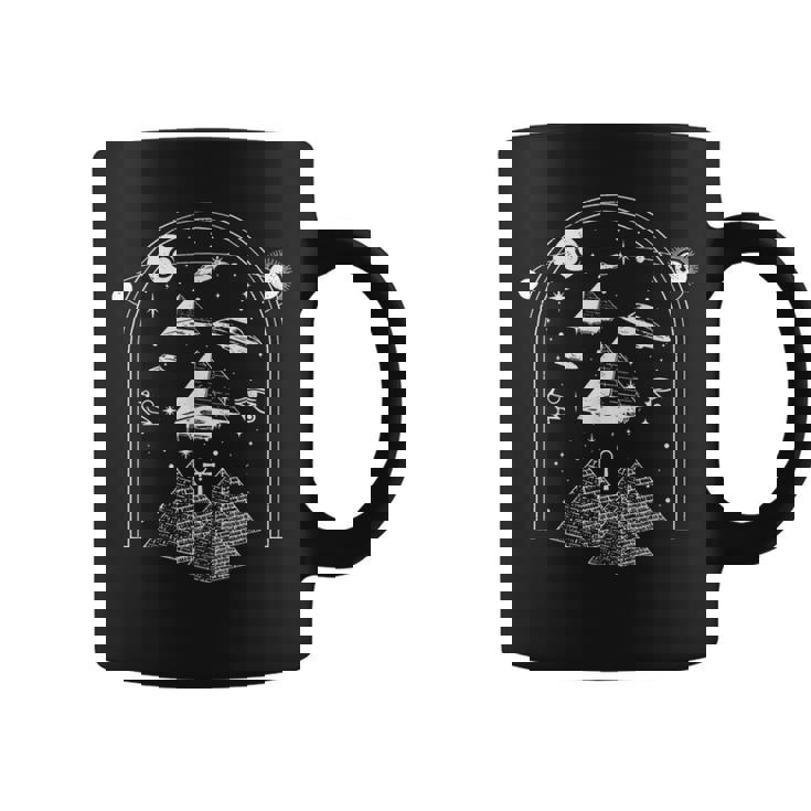 宇宙人 陰謀論 I Ufo I 古代エジプトのピラミッド コーヒーマグ