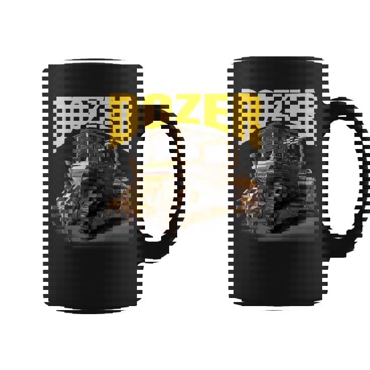 完璧な重機ブルドーザーtシャツ コーヒーマグ