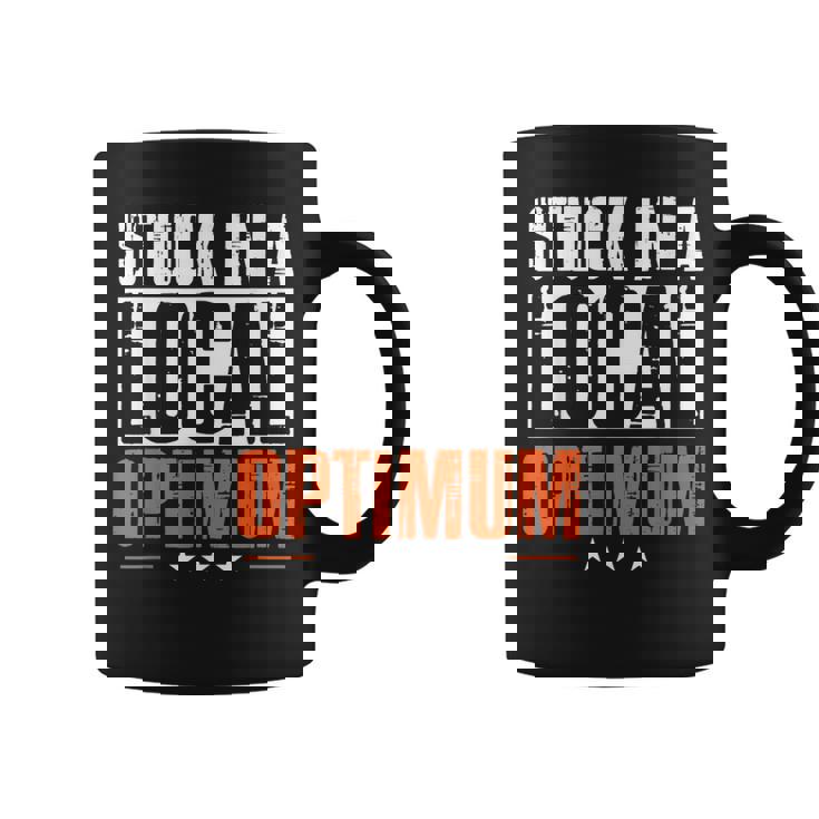 局所最適ロボット工学機械学習で行き詰まっている コーヒーマグ