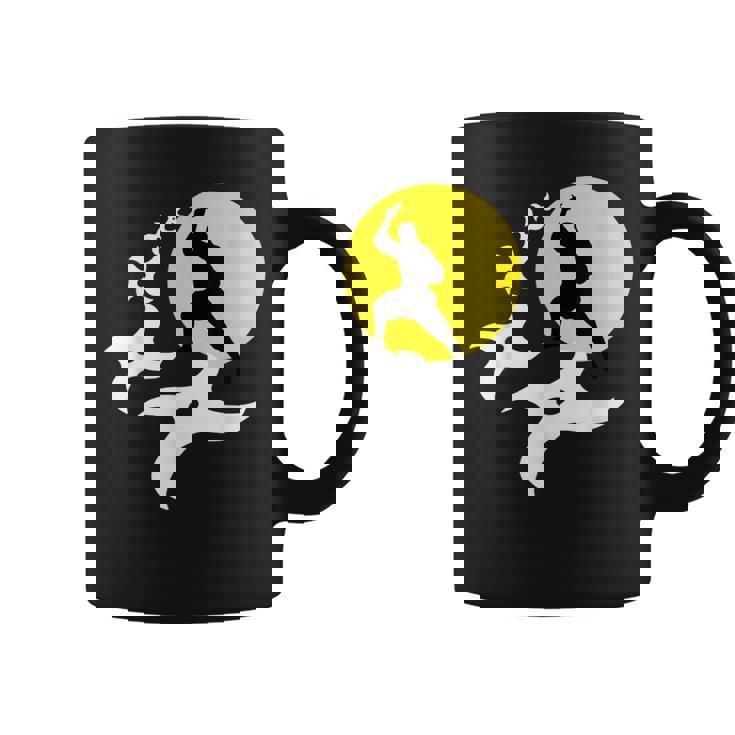 忍者訓練道場tシャツ 黒手裏剣ライトtシャツ コーヒーマグ