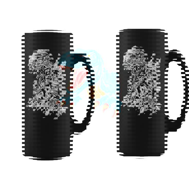 恐竜 おもしろ デフォルメ イラスト コーヒーマグ