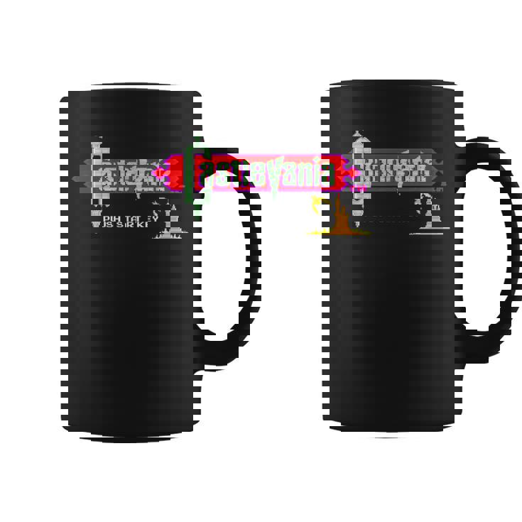 悪魔城ドラキュラ タイトル画面 レトロ ゲーム 城 壮大な冒険 コーヒーマグ