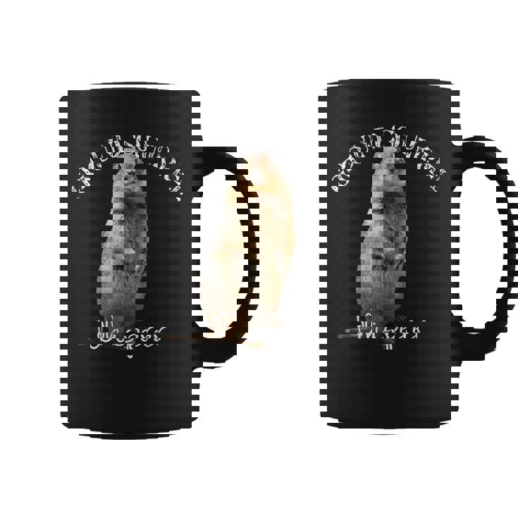 愉快なグラウンドリスウィスパーラー ギフト プレーリー ドッグ リス コーヒーマグ