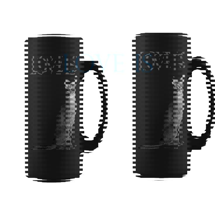 愛はアビシニアンキャット コーヒーマグ