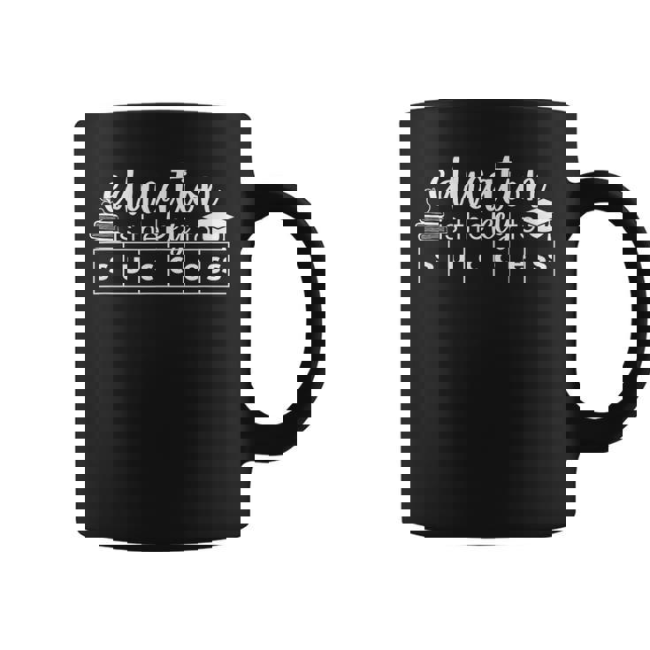 教育は成功への鍵 コーヒーマグ