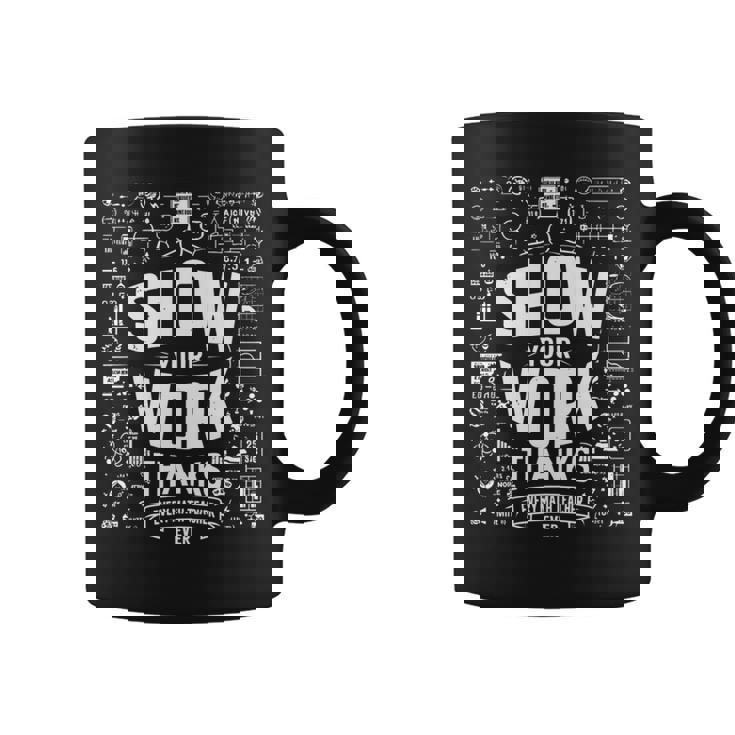 数学の先生に感謝の気持ちを伝えましょう。 長袖tシャツ コーヒーマグ