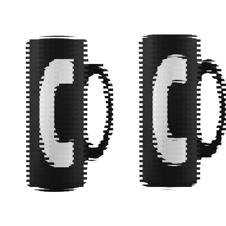 文字c 大文字 アルファベット モノグラム イニシャル コーヒーマグ