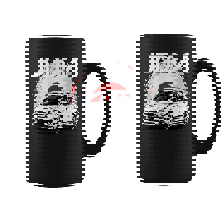 日の丸ラリーカー。日本国内市場の車。 Jdm コーヒーマグ