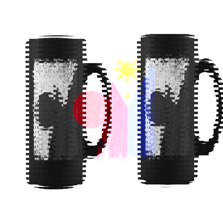 日本 フィリピン ハーフフラッグ 日本 フィリピン ジャージ コーヒーマグ