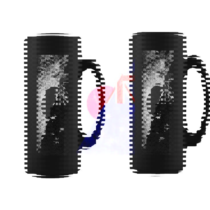 日本とオーストラリアの国旗 日本オーストラリア。 コーヒーマグ