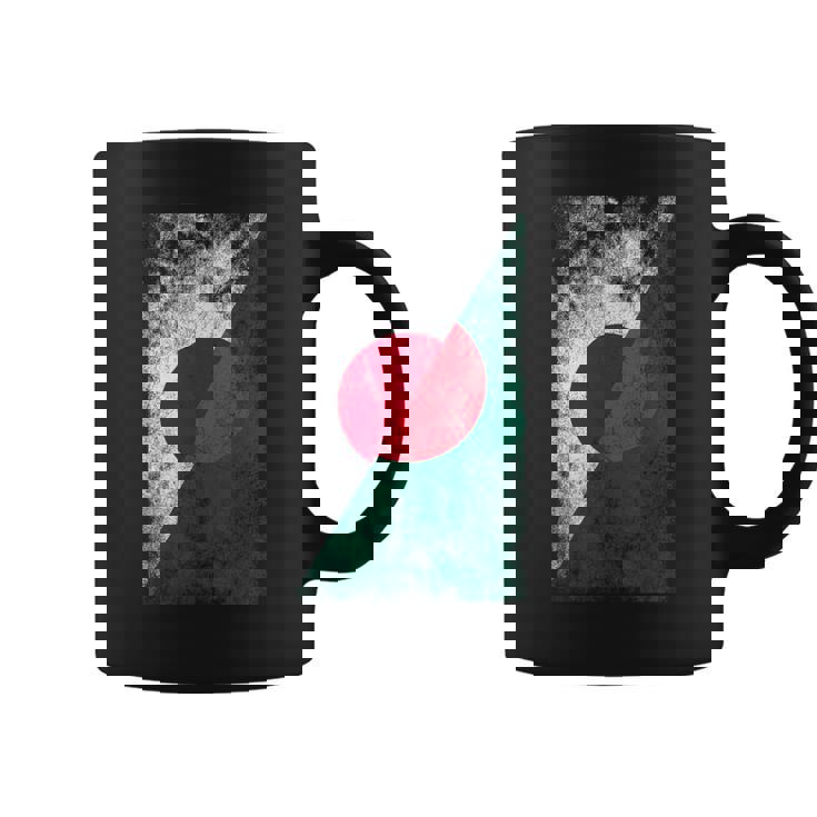 日本とバングラデシュの旗 日本のバングラデシュ コーヒーマグ