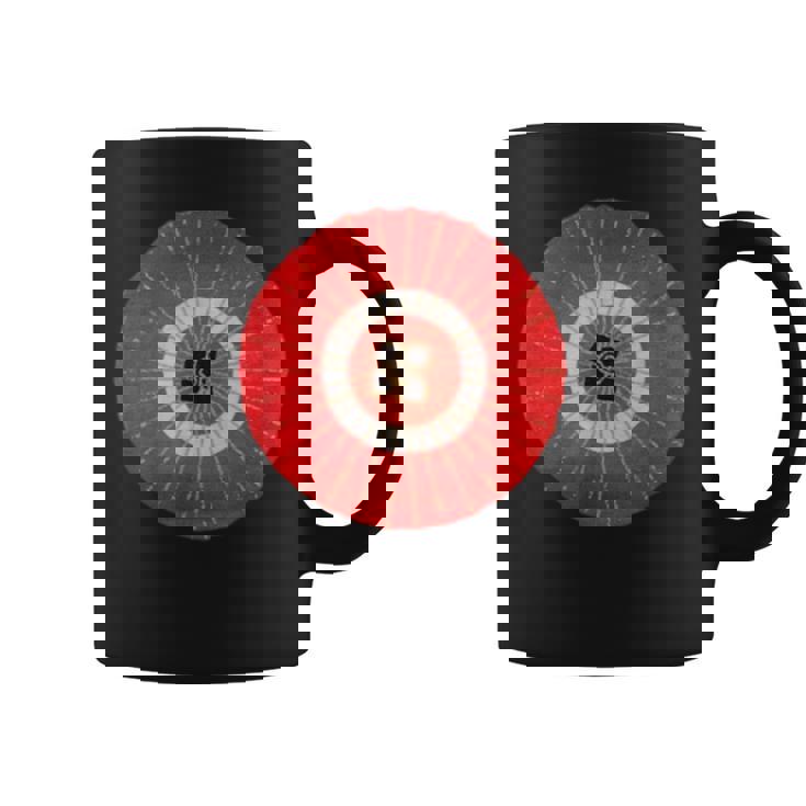 日本の伝統柄紅白傘 コーヒーマグ