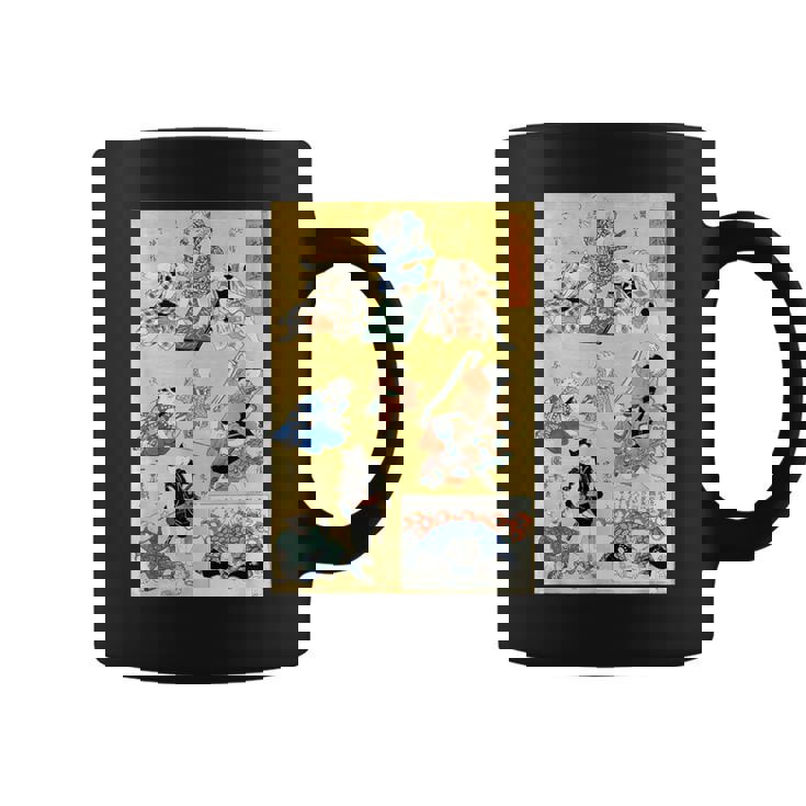 日本の猫 歌川国芳 流行猫の狂言づくし 歌舞伎 ヴィンテージ浮世絵 芸術の美的 日本の伝統美術 コーヒーマグ