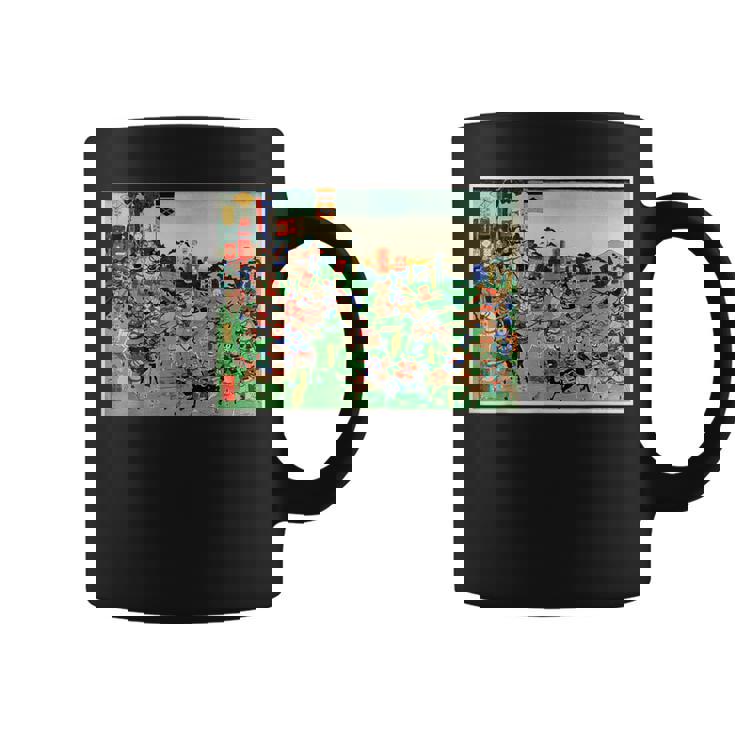 日本レトロアート 歌川国吉 2陸軍の戦い コーヒーマグ