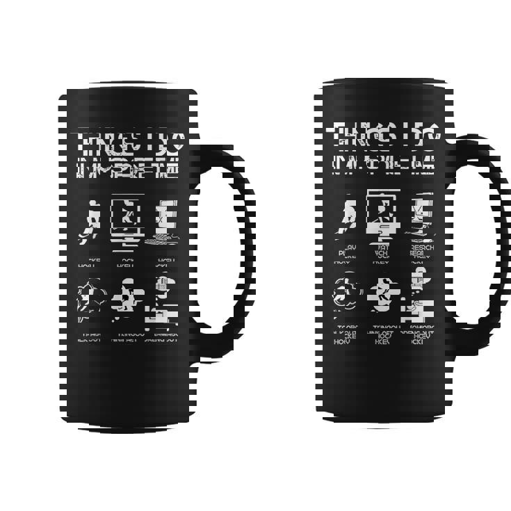 暇なときにすること面白いホッケー愛好家 コーヒーマグ