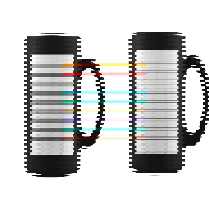 東京の地下鉄 カラー 色 ボーダー 鉄道【電車ファン】【変なデザイン屋さん】メトロ 面白い ポップ デザイン コーヒーマグ