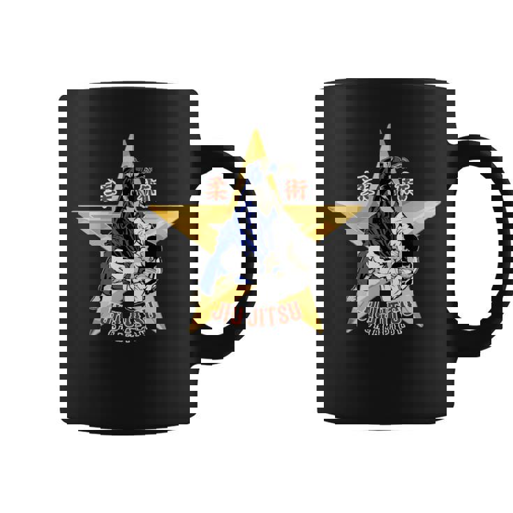 柔術スター、チャンピオン 長袖tシャツ コーヒーマグ