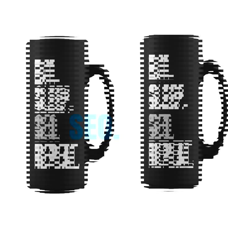 検索エンジン最適化 Eatleepeo Repeateo コーヒーマグ