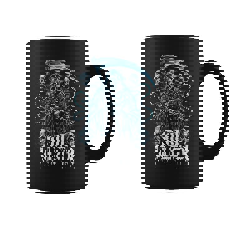 死神ソウルコレクタースカルチェーンアートホラーファン コーヒーマグ