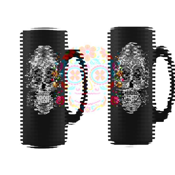 死者の日 シュガースカル メキシコデー カラベラデー コーヒーマグ