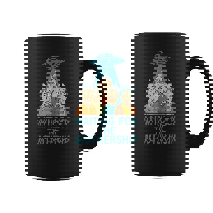 母艦を待つufo エイリアン陰謀論 コーヒーマグ